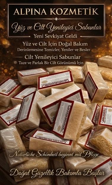 Alpina Kozmetik Pirinç Tozlu Kabak Lifli Sabun